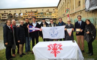 Gemellaggio sull’Arno tra le Vele Storiche Viareggio e la Canottieri Firenze
